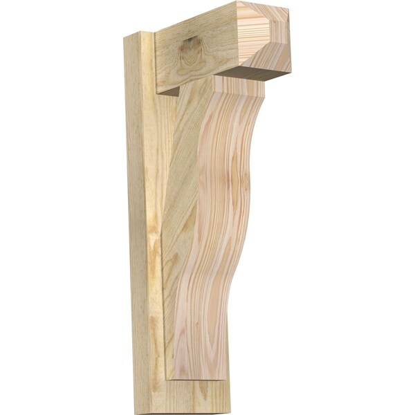 Ekena Millwork Funston Craftsman Rough Sawn Outlooker, Douglas Fir, 6"W x 12"D x 24"H OUT06X12X24FST04RDF - main